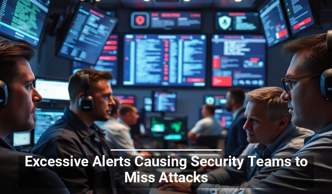 Excessive Alerts Causing Security Teams to Miss Attacks