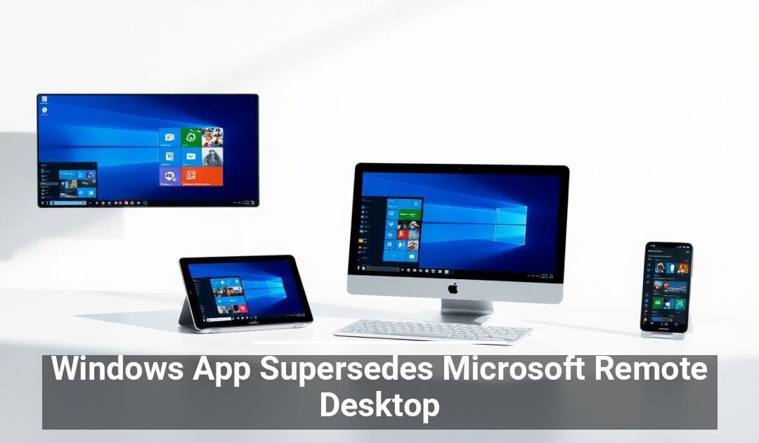 Windows App Supersedes Microsoft Remote Desktop