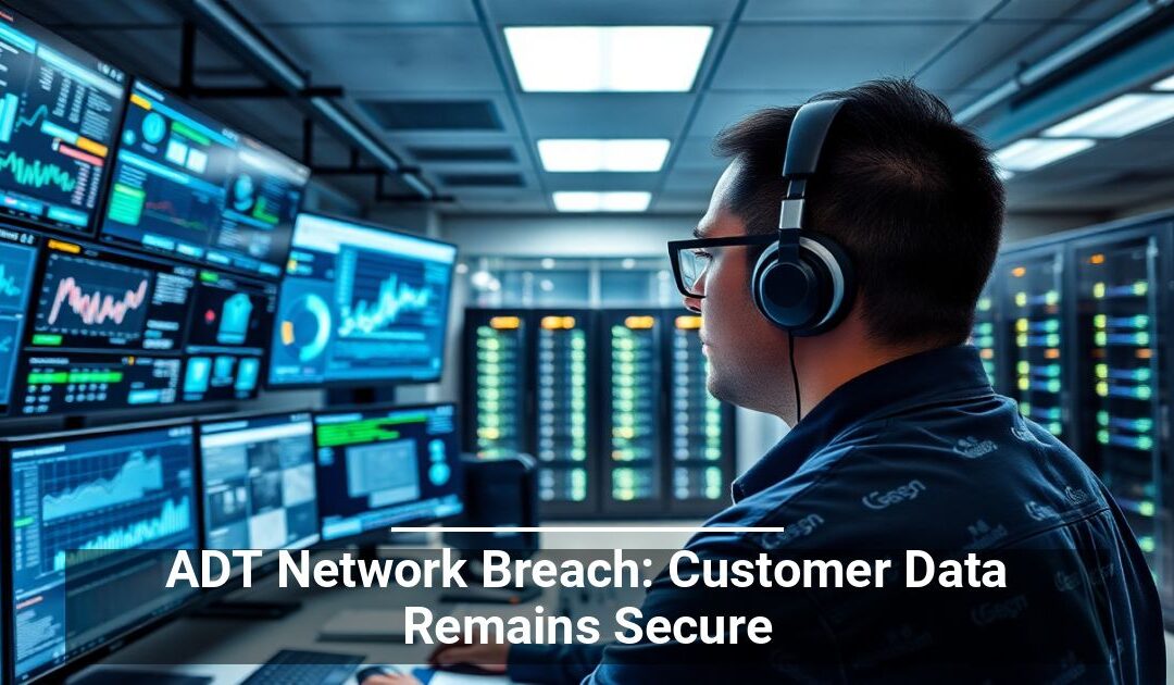 ADT Network Breach: Customer Data Remains Secure