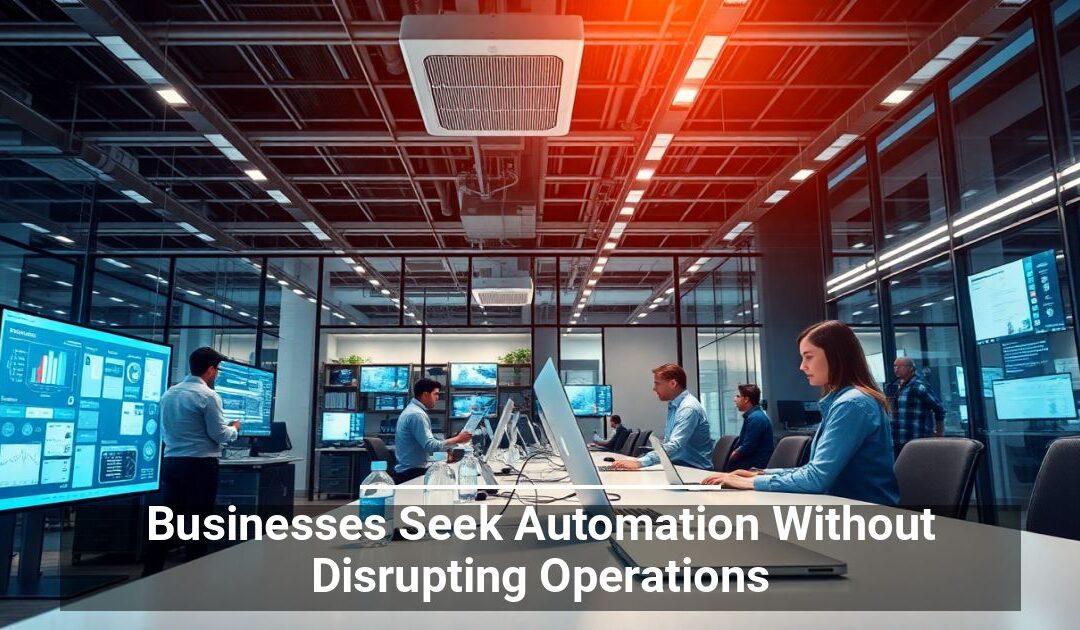 Businesses Seek Automation Without Disrupting Operations