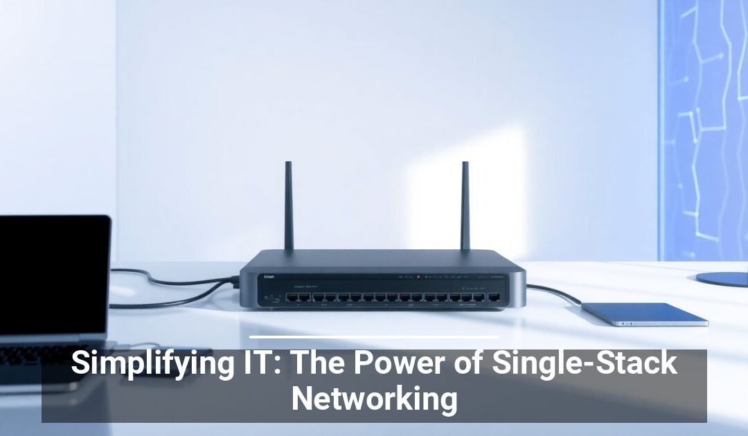 Simplifying IT: The Power of Single Stack Networking