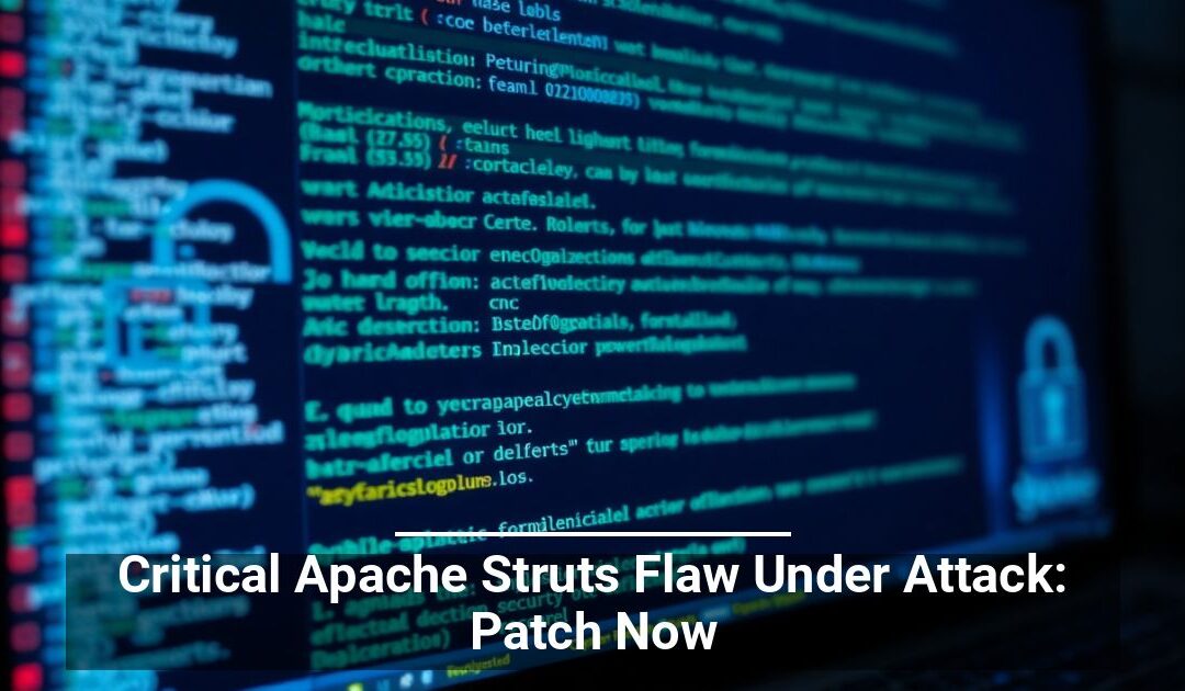 Critical Apache Struts Flaw Under Attack: Patch Now