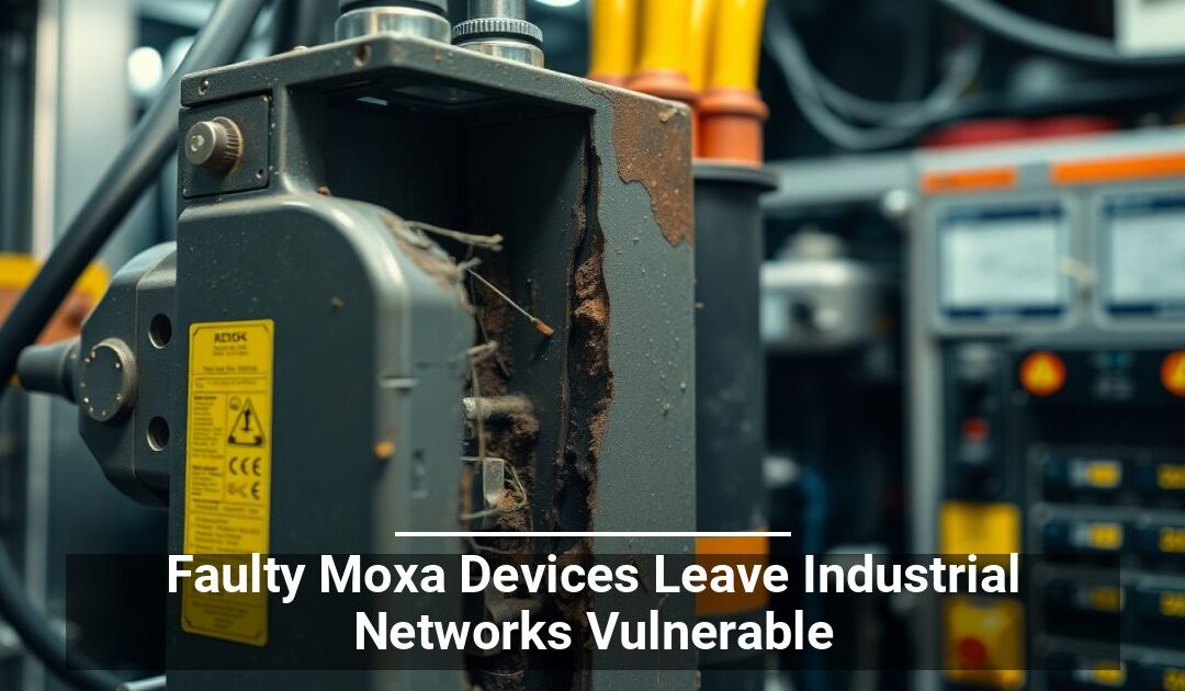 Faulty Moxa Devices Leave Industrial Networks Vulnerable