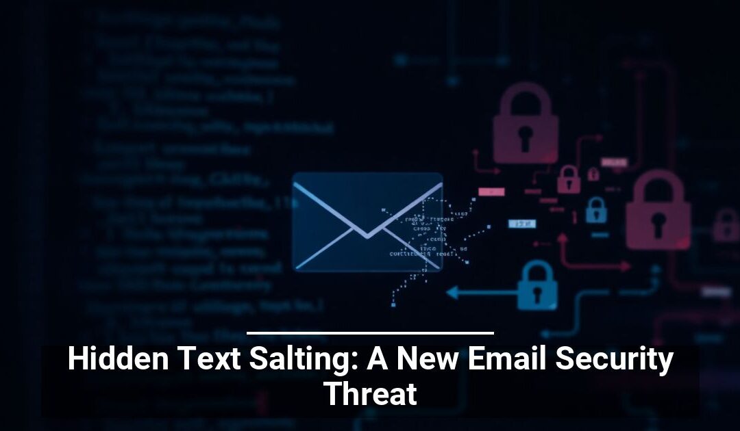 Hidden Text Salting: A New Email Security Threat