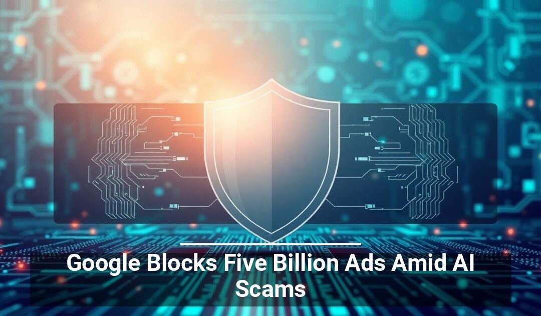 Google Blocks Five Billion Ads Amid AI Scams