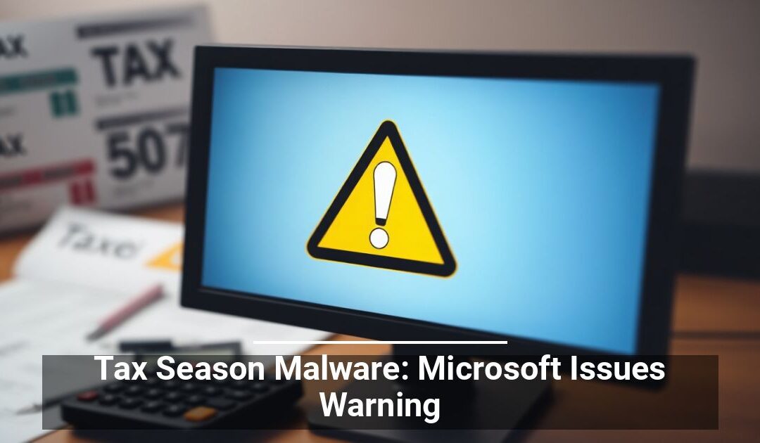 Tax Season Malware: Microsoft Issues Warning