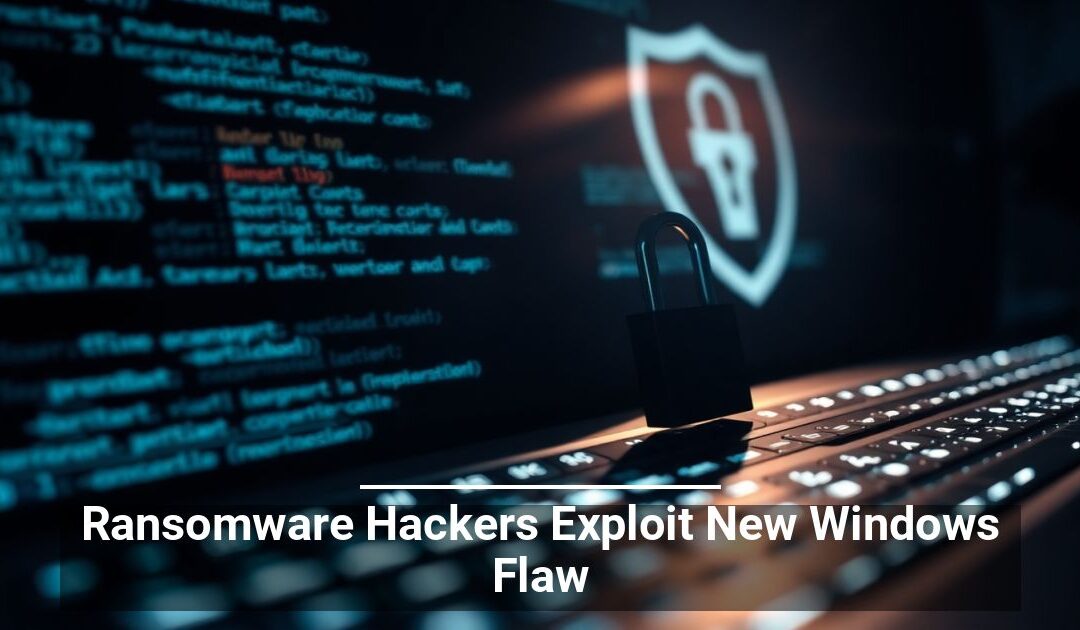 Ransomware Hackers Exploit New Windows Flaw