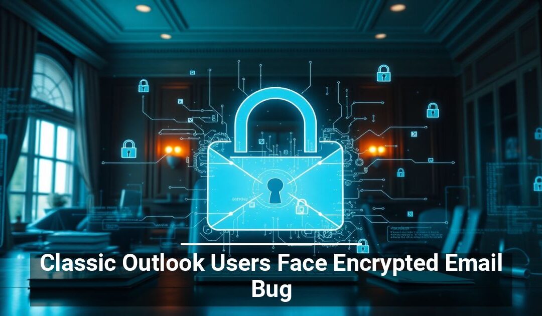 Classic Outlook Users Face Encrypted Email Bug